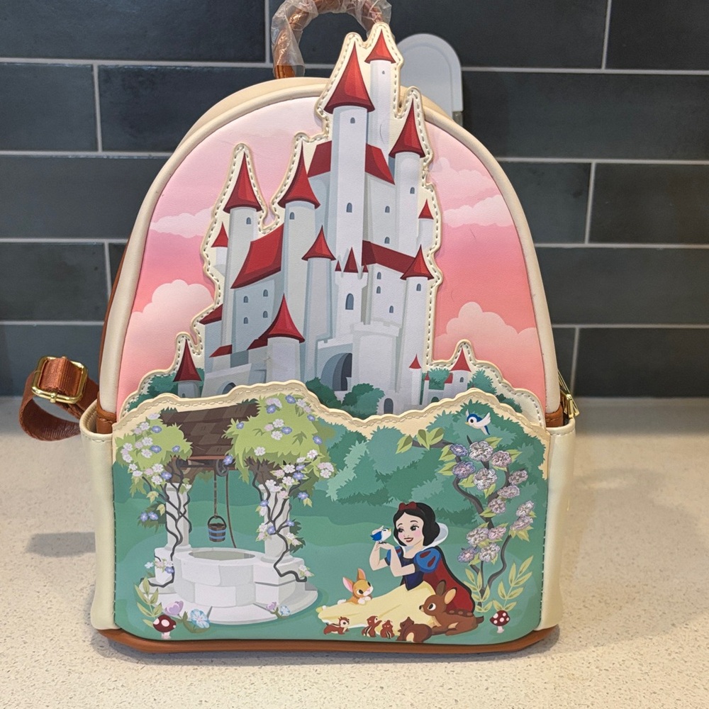 Snow White Castle Loungefly Backpack - NWT
